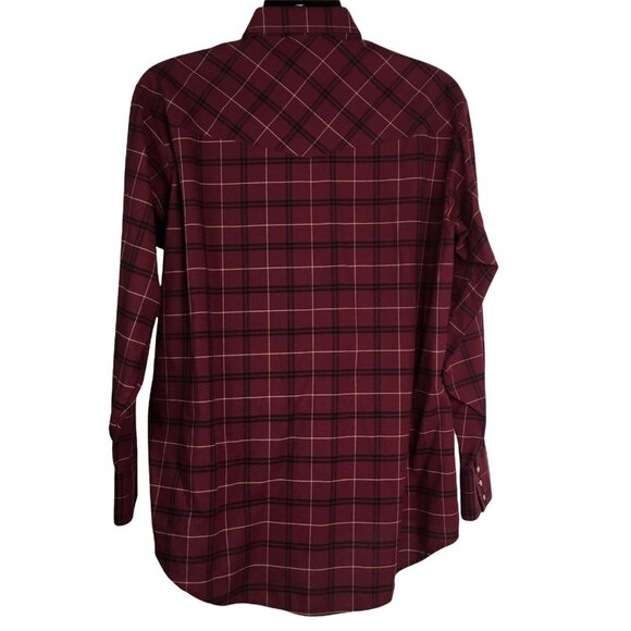 Vintage Ely Cattleman Shirt Men XL Plaid Western Cowboy Pearl Snap Rockabilly - Picture 4 of 6